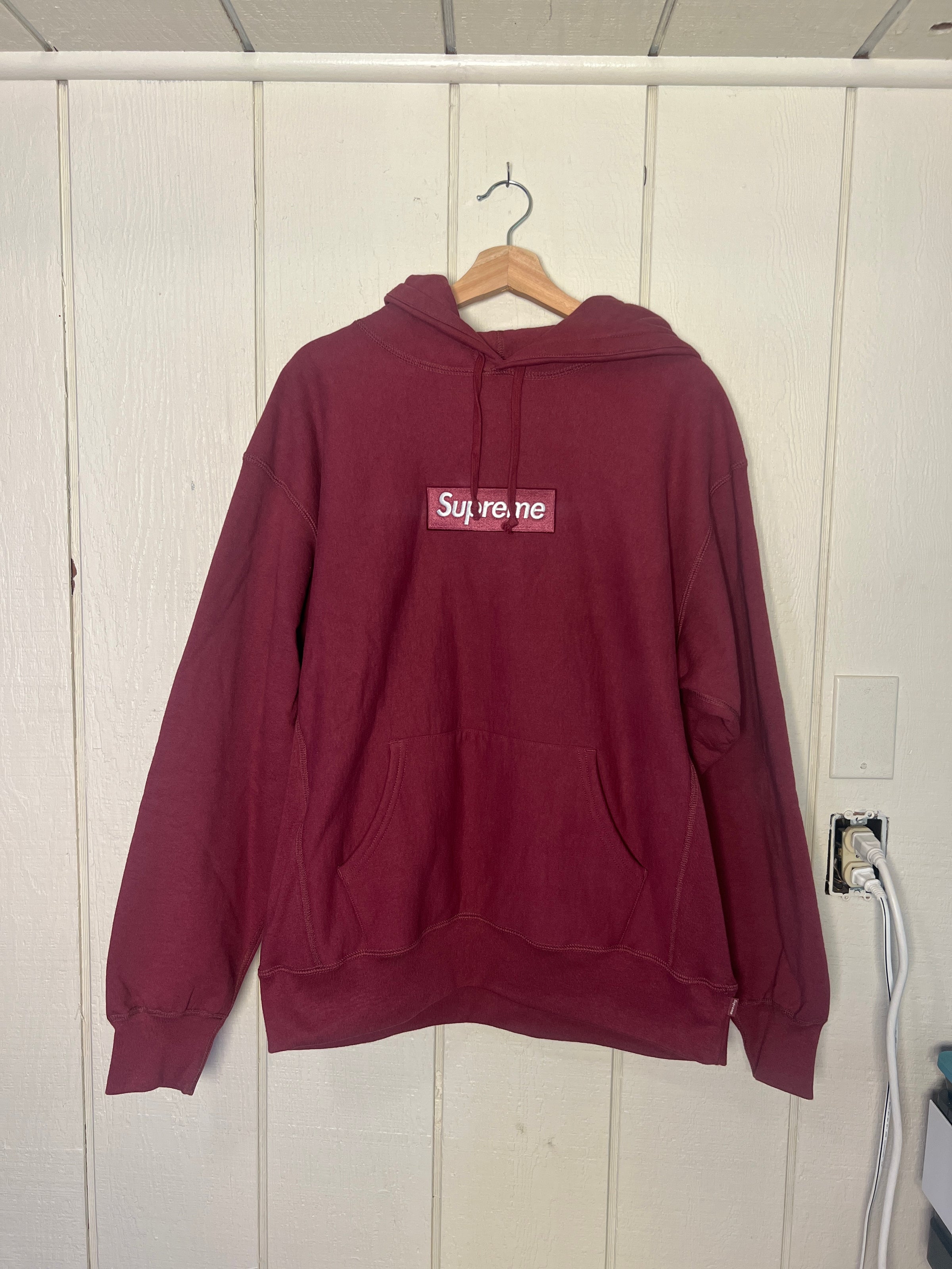 Supreme Box Logo Hoodie Plum FW21 | Sneakorhead