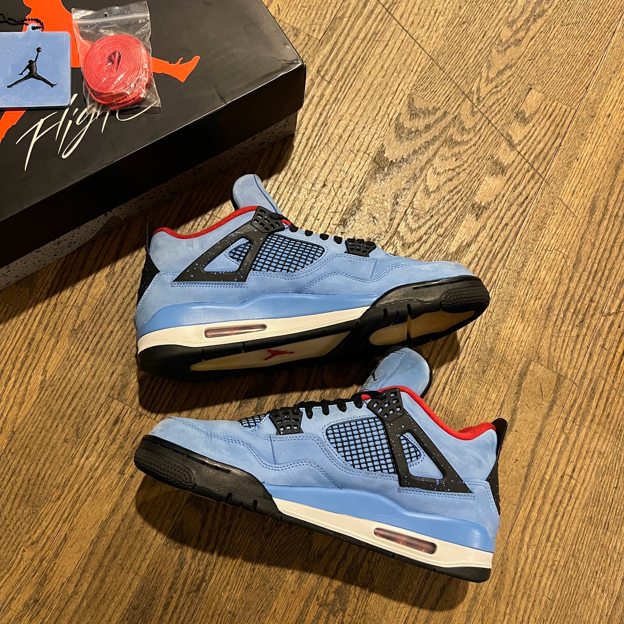 Jordan 4 travis scott box discount